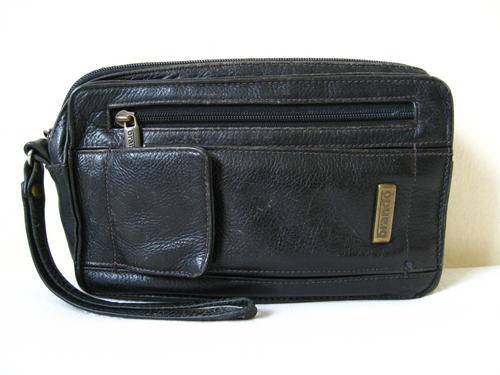 BRANDO GENUINE LEATHER MEN'S CLUTCH ORGANISER WALLET BAG