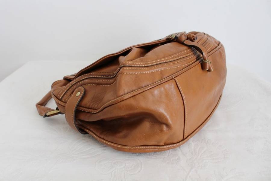 *FIORELLI* DESIGNER GENUINE LEATHER TAN BROWN TOTE HANDBAG BAG