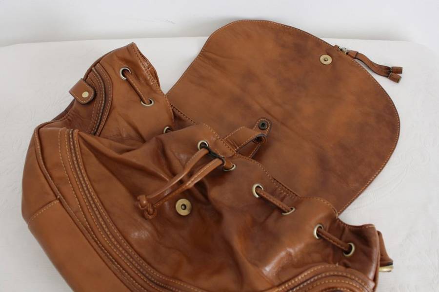 *FIORELLI* DESIGNER GENUINE LEATHER TAN BROWN TOTE HANDBAG BAG