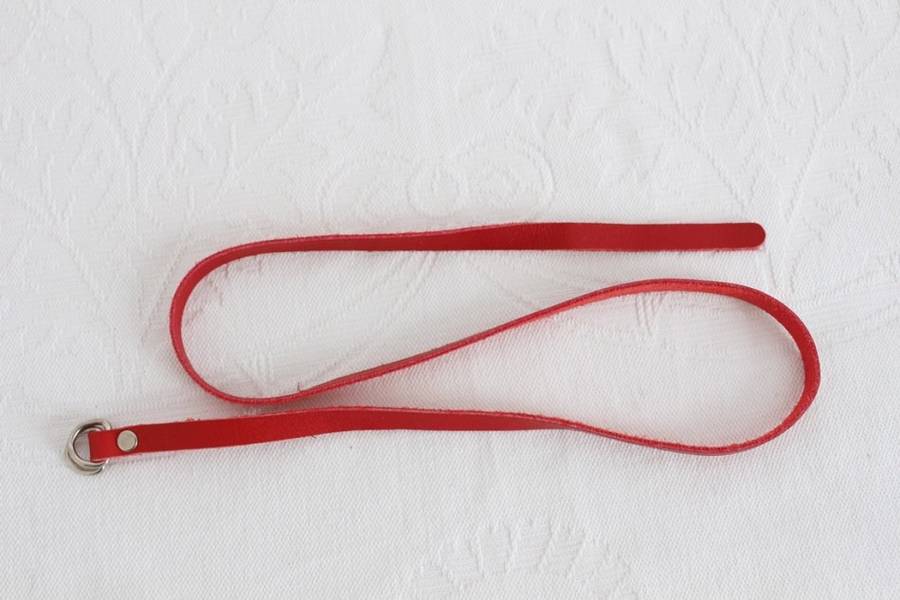 "BE-YOU-TIFUL" TEXT GENUINE LEATHER RED WRAP AROUND BRACELET