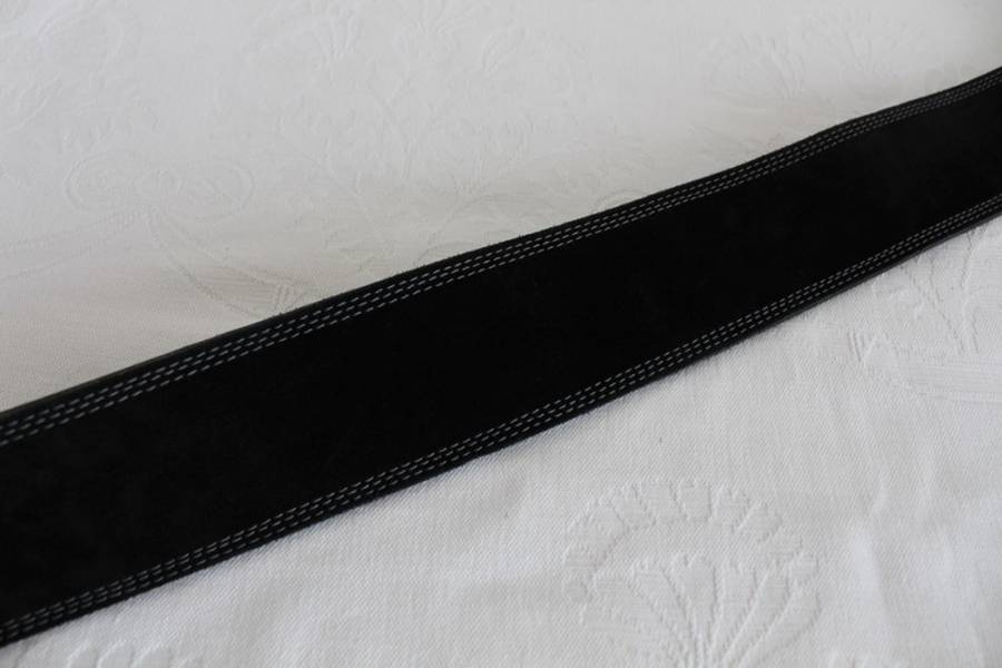VINTAGE THICK GENUINE SUEDE LEATHER WIDE WAIST BELT