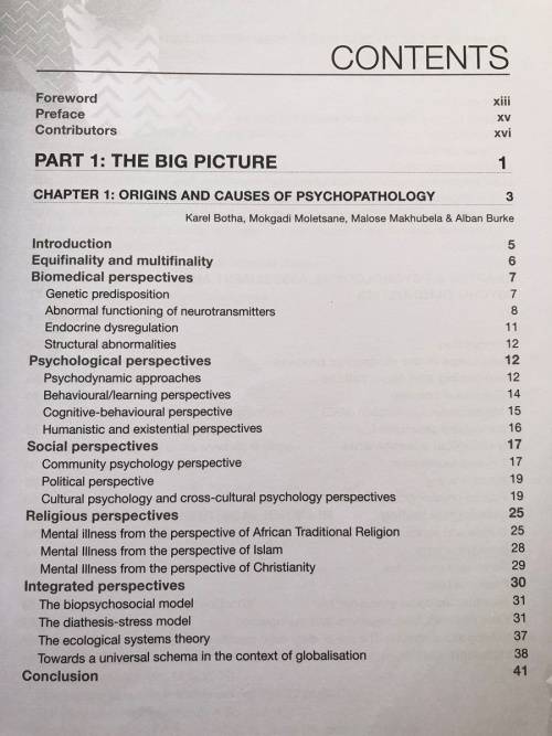 UNDERSTANDING PSYCHOPATHOLOGY: SA PERSPECTIVES - BURKE, 3RD EDITION