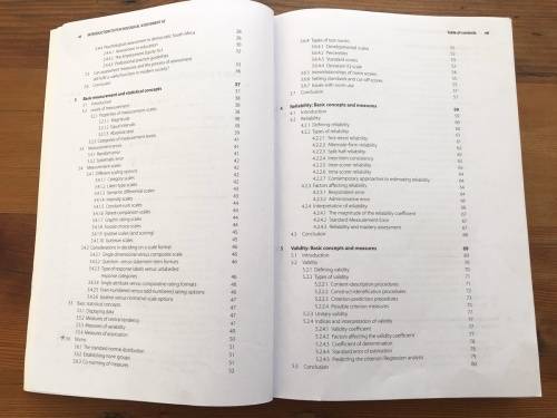 INTRODUCTION TO PSYCHOLOGICAL ASSESSMENT IN THE SA CONTEXT - C. FOXCROFT and G. ROODT, 5TH EDITION