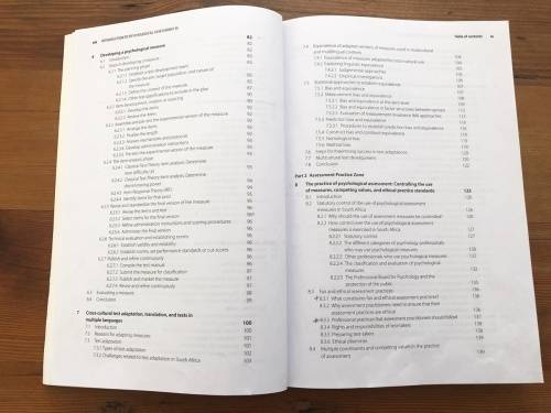 INTRODUCTION TO PSYCHOLOGICAL ASSESSMENT IN THE SA CONTEXT - C. FOXCROFT and G. ROODT, 5TH EDITION