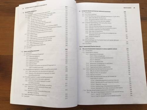 INTRODUCTION TO PSYCHOLOGICAL ASSESSMENT IN THE SA CONTEXT - C. FOXCROFT and G. ROODT, 5TH EDITION