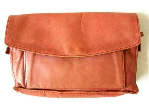 VINTAGE SEBERINI ITALIAN GENUINE LEATHER CLUTCH BAG PURSE