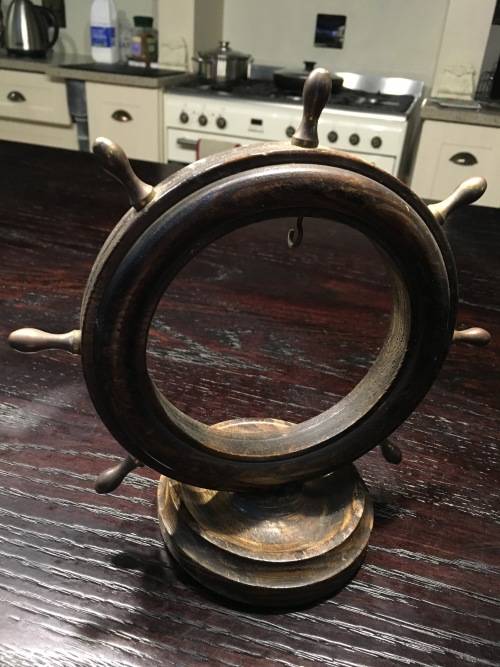 Ships Wheel Key Holder