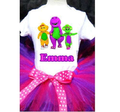 Barney tutu, barney onesie, barney babygrow, barney shirt, barney party, barney the dinosaur