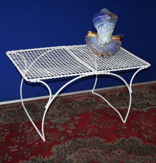 A GORGEOUS VINTAGE WIRE TABLE - BEAUTIFUL GARDEN FURNITURE!!!