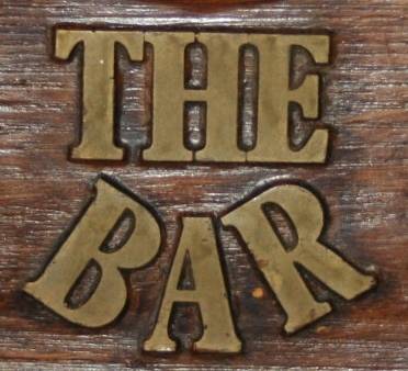 A STUNNING - HARD CASTED RESIN  BAR WALL CLOCK - WILL LOOK AMAZING IN YOUR BAR/PUB