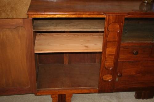 A FABULOUS ART DECO SIDEBOARD WITH WITH BEAUTIFUL DETAIL A MAGNIFICENT PIECE OF FURNITURE!!!
