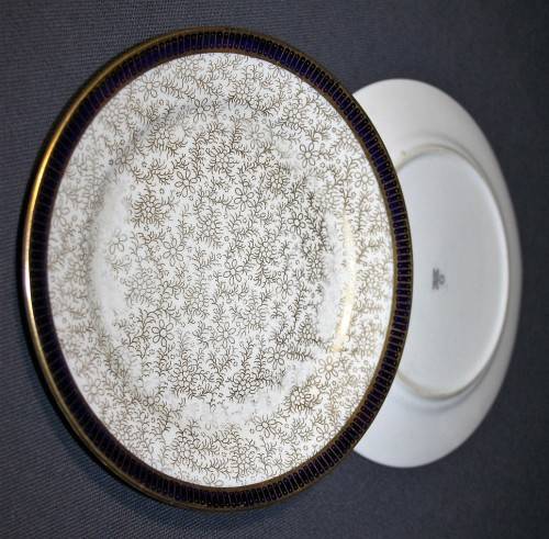 TWO EXQUISITE VINTAGE PARAGON SIDE PLATES  WITH VERY RICH DESIHN STUNNING