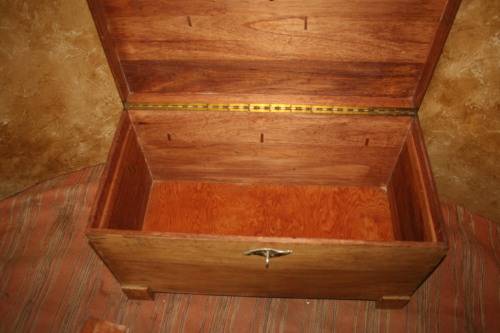 AN AWESOME SOLID KIAAT? CHEST/ STORAGE BOX - WILL LOOK STUNNING INF RONT OF A BED
