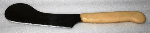 A AMAZING NUCBROWN SHEFFIELD ENGLAND BUTTER/CHEESE KNIFE - STUNNING VINTAGE ITEM