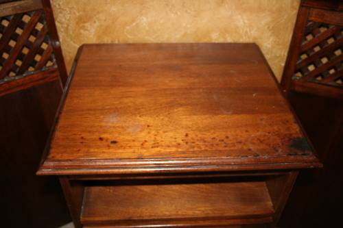 TWO SINGLE HEAD BOARDS - PUT THEM TOGETHER FOR A DOUBLE WITH MATCHING BEDSIDE CABINET BID PER ITEM 3