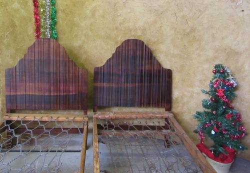 TWO GORGEOUS SOLID IMBUIA  BED SETS WITH H/BOARD, F/BOARD & BASE IN EXCELLENT CONDITION! BID PER EAC
