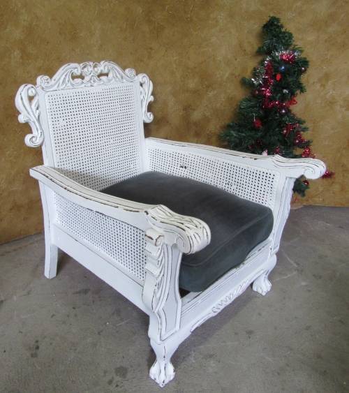 WOW A MARVELOUS CHABY CHIC BALL & CLAW CHAIR - STUNNING FRENCH STYLE -