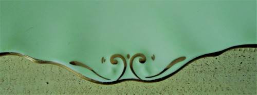 This lovely mid-century Cake Plate were made in England by Bell   China. A Beautiful Light Pastel