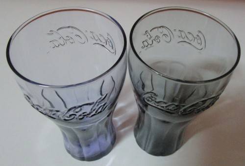 TWO BEAUTIFUL COCA COLA GLASES - STUNNING COLLECTORS ITEM - BID PER EACH