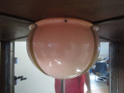 AN INCREDIBLE (LARGER) SOLID IMBUIA FOUR DOOR BALL AND CLAW CORNER LIQOUR CABINET WITH A LIGHT INSID