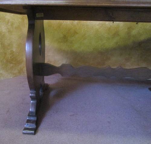 A Fantastic 6 to 8 Seater wooden Table -You can up cycle it by painting it to match your decor.