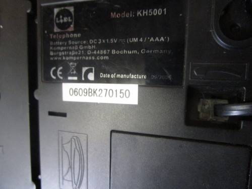 A BLACK BENCH SWITCH BOARD TELEPHONE NOT TESTED