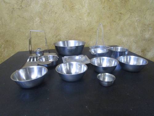 JOB LOT OF STAINLESS STEEL ITEMS ON BID FOR ALL!!!!!!