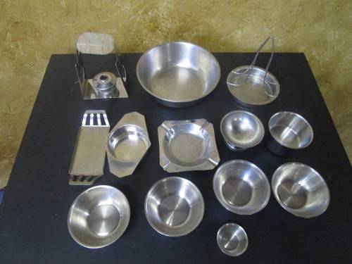 JOB LOT OF STAINLESS STEEL ITEMS ON BID FOR ALL!!!!!!