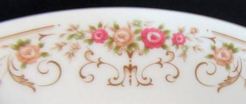 A BEAUTIFULLY DESIGNED RC NORITAKE - ROSEYARD - PHILIPPINES P 510 - SAUCERS