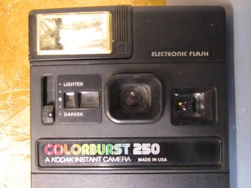 Kodak's venture into the instant camera market, was this Colorbust 250 camera.