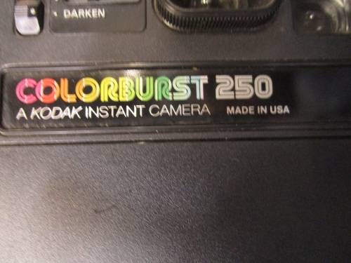 Kodak's venture into the instant camera market, was this Colorbust 250 camera.
