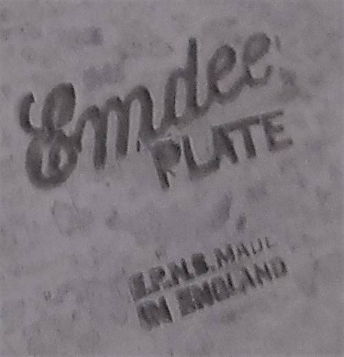 A GORGEOUS SILVER PLATED BON BON DISH MARKED Emdee PLATE EPNS - MADE IN ENGLAND