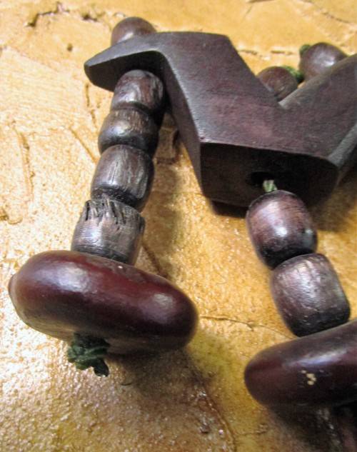Awesome ornately etched old  gong with burled wood striker-mallet. The gong has loud sound that ling