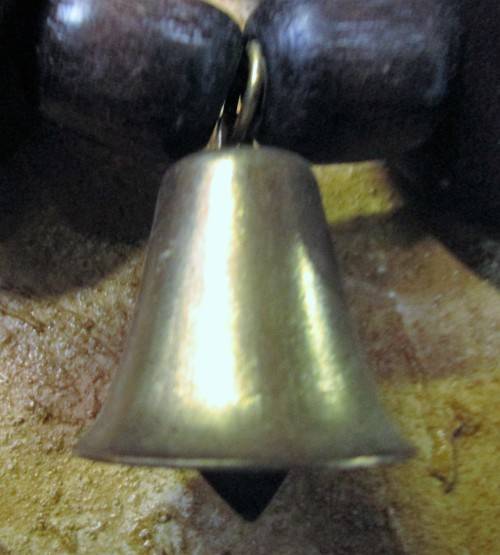 Awesome ornately etched old  gong with burled wood striker-mallet. The gong has loud sound that ling