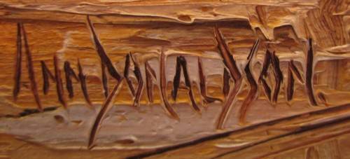 A STUNNING OIL ON BOARD SIGNED - STUNNING PIECE