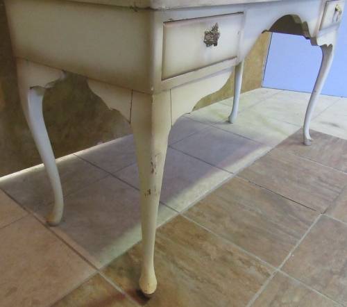 A MARVELOUS VINTAGE HARMAN & KEPLER STYLE LARGE DRESSING TABLE