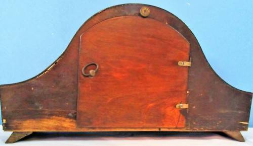 A BEAUTIFUL ANTIQUE FAUY GERMAN MANTEL CLOCK - CHIME EVERY 15 MIN TESTED & SERVICED WITH A KEY