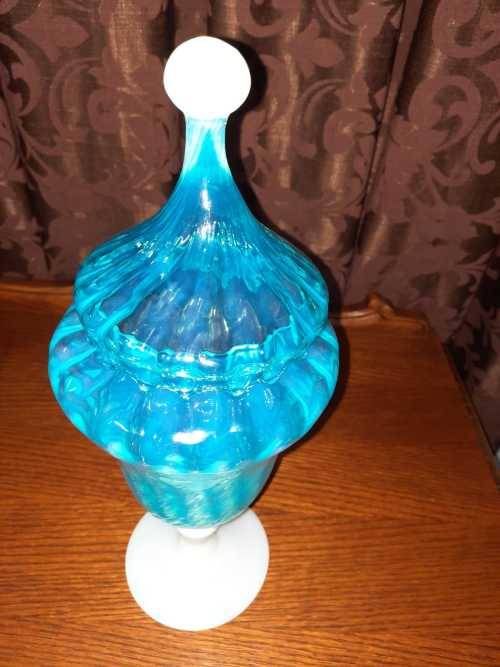 Fenton Blue Vase