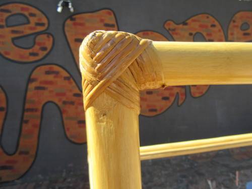 Stunning Mid-Century Cane Shelf in good condition