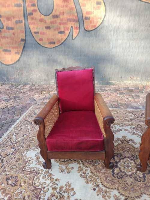 Pair of Lovely Solid wood occasional Chairs