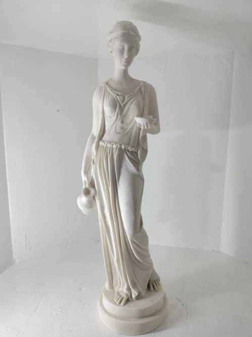 Ancient Greek statue: Hebe, Greek goddess of youth.