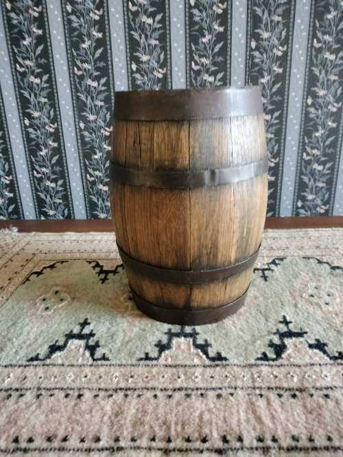 Medium Wood Barrel