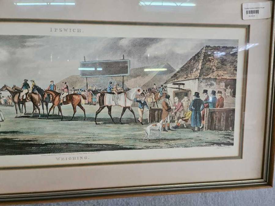 IPSWICH Vintage Framed Horse picture