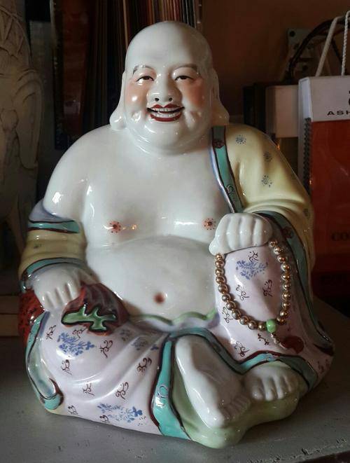 Magnificent Antique Chinese Porcelain Buddha