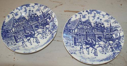 TWO BEAUTIFUL SOUP PLATES IN DELFT DESIGN MADE IN RSA