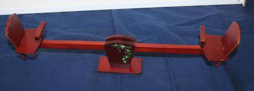BEAUTIFUL DOLLS WOODEN SEA SAW IN BOX
