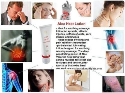 *MUSCLE PAIN/JOINTS/SOOTHING LOTION* Forever Living Aloe Heat Lotion
