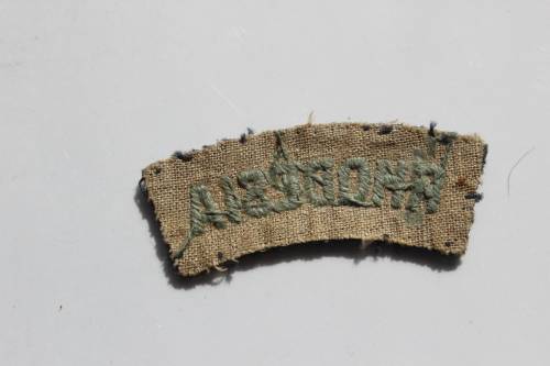 Rhodesia Army Cloth Shoulder Title