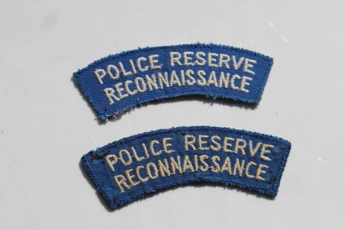 Police Reserve Recconnaissance