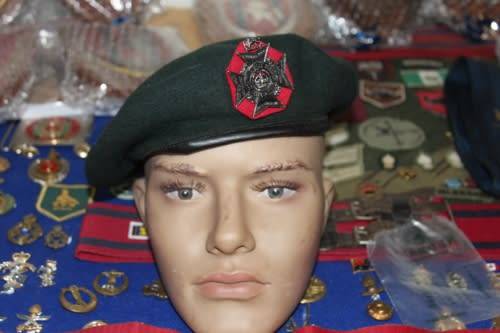 Rhodesia Regiment Beret complete with Badge and Backing Cloth